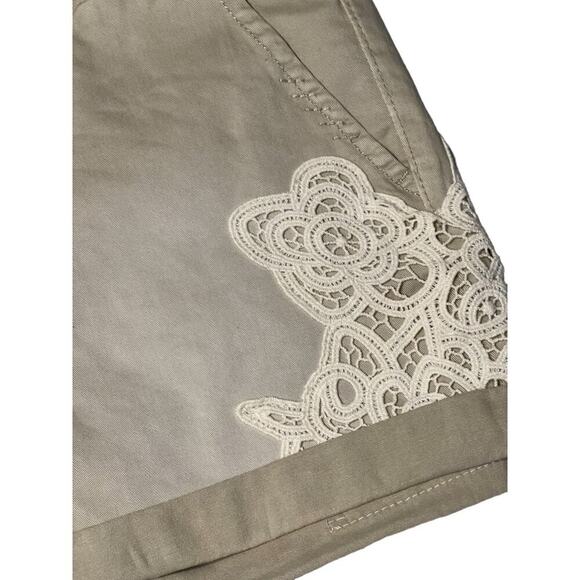 Anthropologie Pilcro and the Letterpress Shorts Women's Size 27 Embroidered Embe - Picture 9 of 10